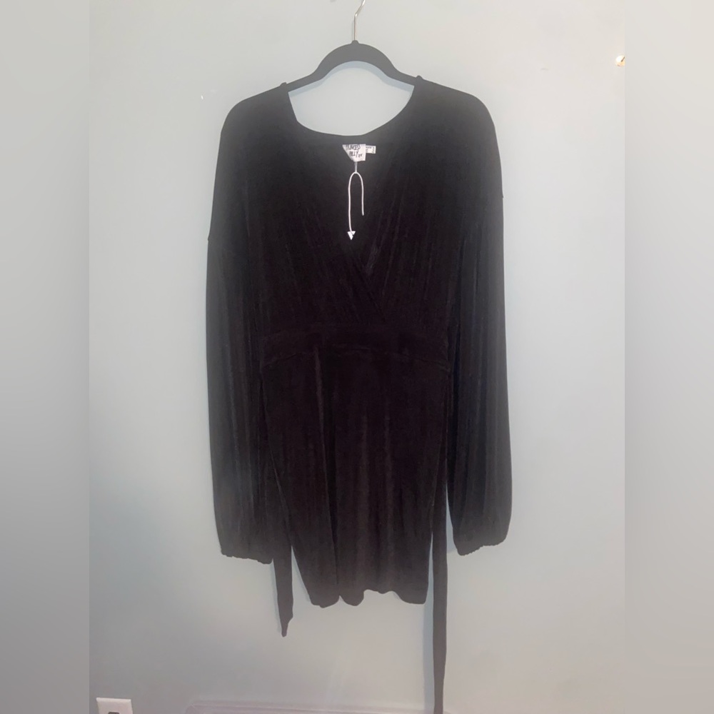 Long sleeve black dress size 12